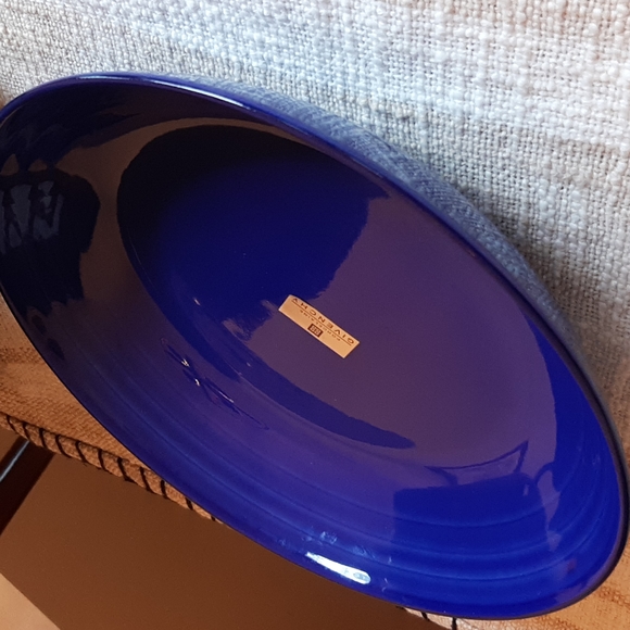 *SOLD* 20th Century Givenchy Paris Porcelain Cobalt Blue Enamel plate bowl - Picture 4 of 11